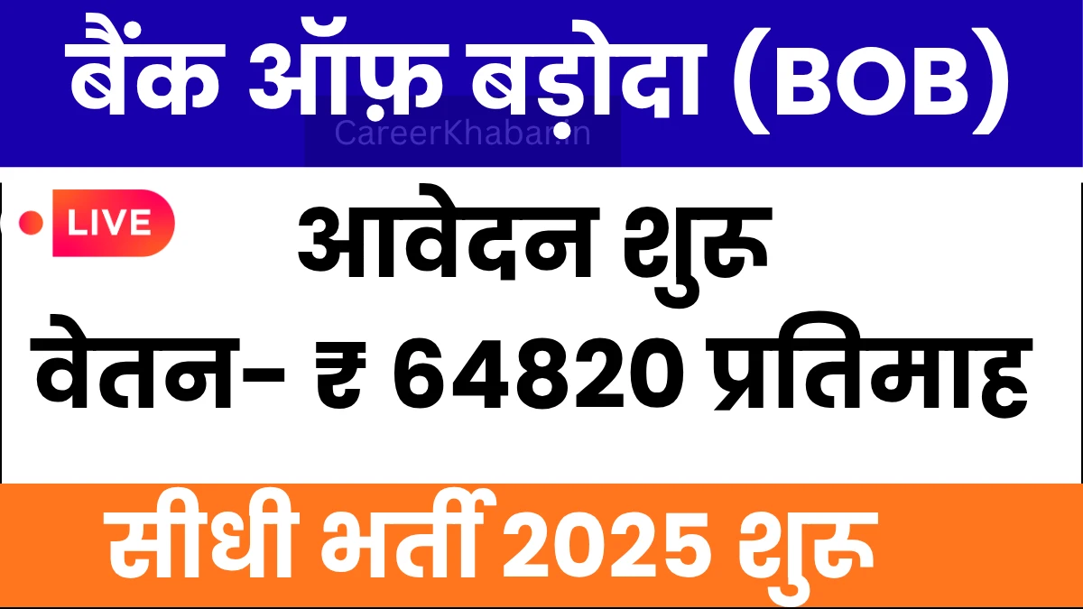 BOB Recruitment 2025 for C and CI