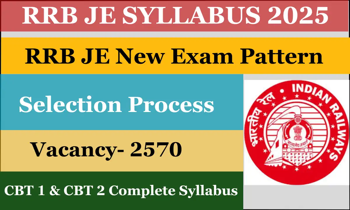 RRB Junior Engineer (JE) Syllabus 2025