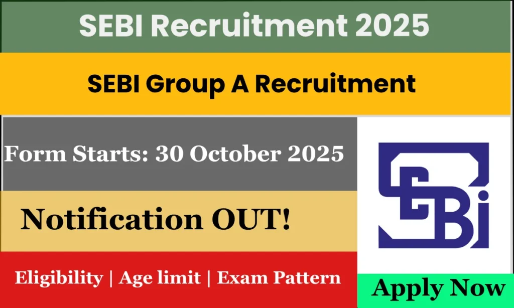 SEBI Grade A Recruitment 2025